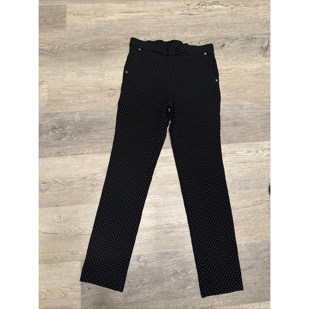Women's Anne Klein Black And‎ White  Stretch Pants Size 6